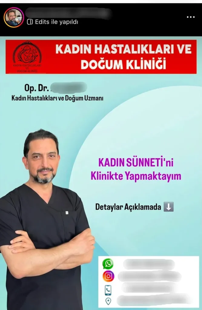 Kadın Sünneti Yaptığını Paylaşan Doktor Hakkında Soruşturma Başlatıldı