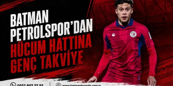 Batman Petrolspor’dan hücum hattına genç takviye