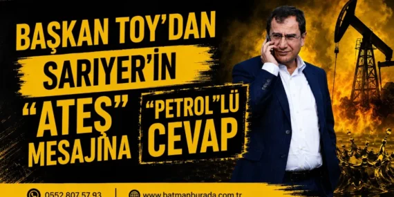 Başkan Toy’dan Sarıyer’in “ateş” mesajına “petrol”lü cevap