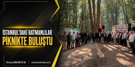 İstanbul’daki Batmanlılar piknikte buluştu