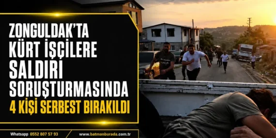 Zonguldak’ta Kürt işçilere saldırı soruşturmasında 4 kişi serbest bırakıldı