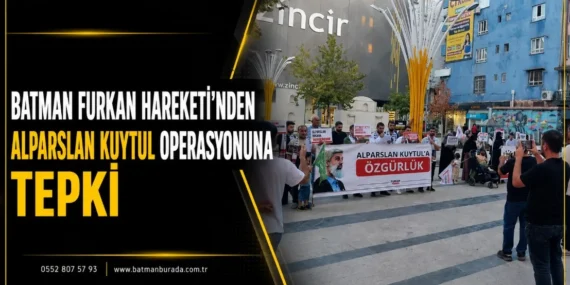 Batman Furkan Hareketi’nden Alparslan Kuytul operasyonuna tepki