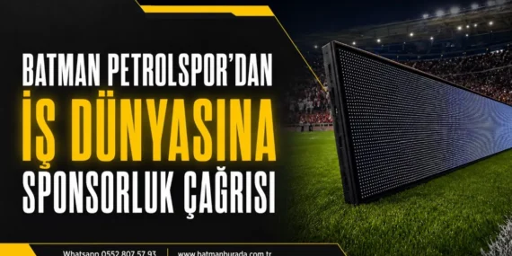 Batman Petrolspor’dan iş dünyasına sponsorluk çağrısı