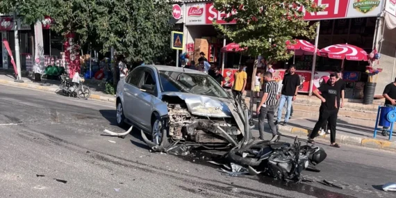 Batman’da otomobil ile motosiklet çarpıştı: 1 ağır yaralı