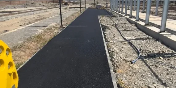 Mavi Yeşil Batman Projesi’nde asfalt serimi devam ediyor