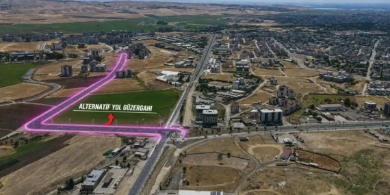 Batman’da ulaşımı rahatlatacak yeni alternatif bağlantı yolu çalışmaları başladı