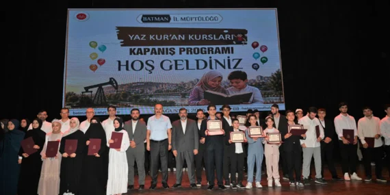 Batman’da yaz Kur’an kurslarına 28 Bin 181 öğrenci katıldı