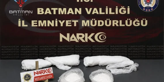 Uyuşturucuyu alçıya gizledi, Batman’da yakalandı