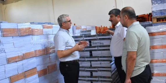 Batman’da 2 Milyon 77 Bin ücretsiz ders kitabı öğrenciler için hazırlanıyor