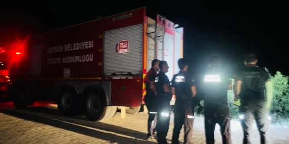 Bitlis’teki orman yangınına Batman itfaiyesinden destek