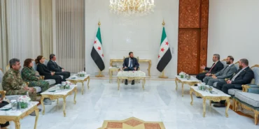 ahmed şara ve kürt heyeti