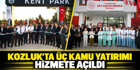 Kozluk’ta üç kamu yatırımı hizmete açıldı