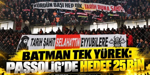 Batman tek yürek: Passolig’de hedef 25 bin