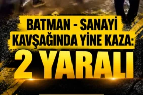 Batman Sanayi Kavşağında Kaza_ 2 Yaralı