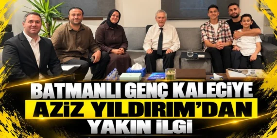 Batmanlı genç kaleciye Aziz Yıldırım’dan yakın ilgi