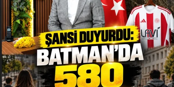 Şansi duyurdu: Batman’da 580 üniversite öğrencisine İŞKUR desteği