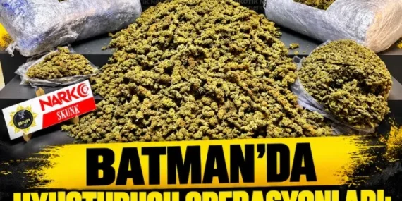 Batman’da uyuşturucu operasyonları: 7 kişi tutuklandı
