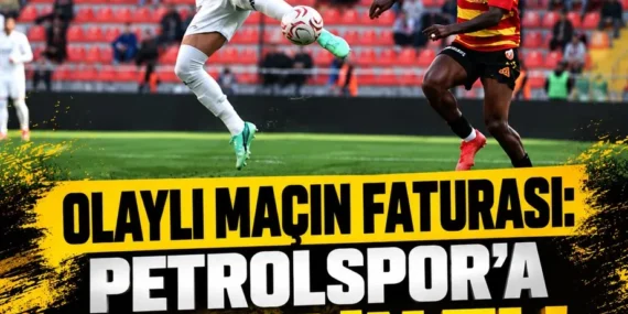 Olaylı maçın faturası: Petrolspor’A 280 Bin TL!