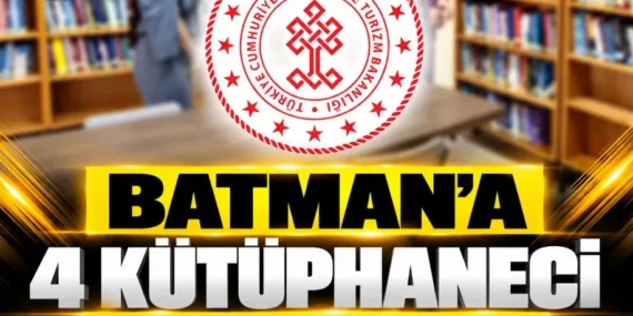 Batman’a 4 kütüphaneci alınacak
