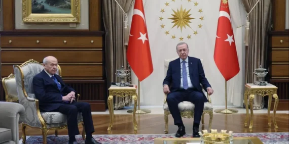 Cumhurbaşkanı Erdoğan-Bahçeli görüşmesi sona erdi
